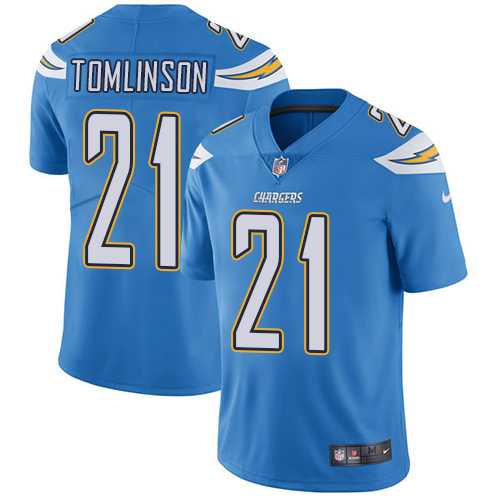 Nike San Diego Chargers #21 LaDainian Tomlinson Electric Blue Alternate NFL Vapor Untouchable Limited Jersey,We sell and wholesale Nike San Diego Chargers #21 LaDainian Tomlinson Electric Blue Alternate NFL Vapor Untouchable Limited Jersey on line form chian!